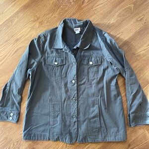 American Sweetheart Denim Jacket XL Medium Gray